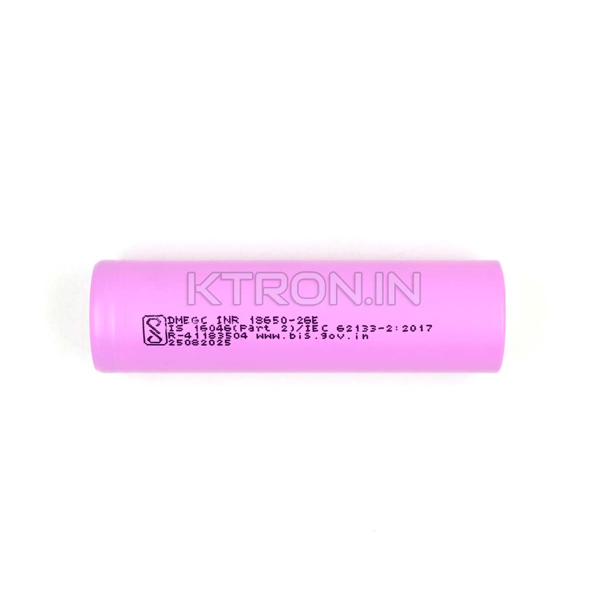 18650 2600mah Lithium Ion Battery DMEGC – 1000 Cycle – 3C