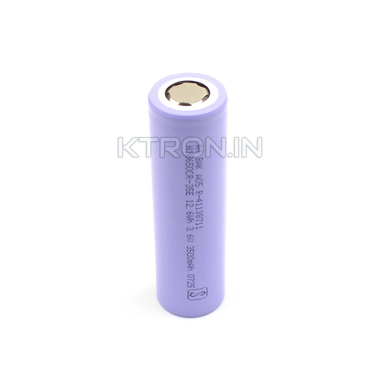 18650 3500mah Lithium Ion Battery – BAK – 3C Discharge Rate – NMC