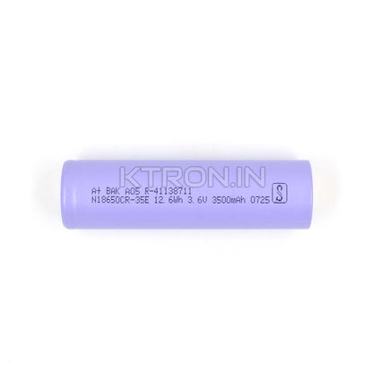 18650 3500mah Lithium Ion Battery – BAK – 3C Discharge Rate – NMC